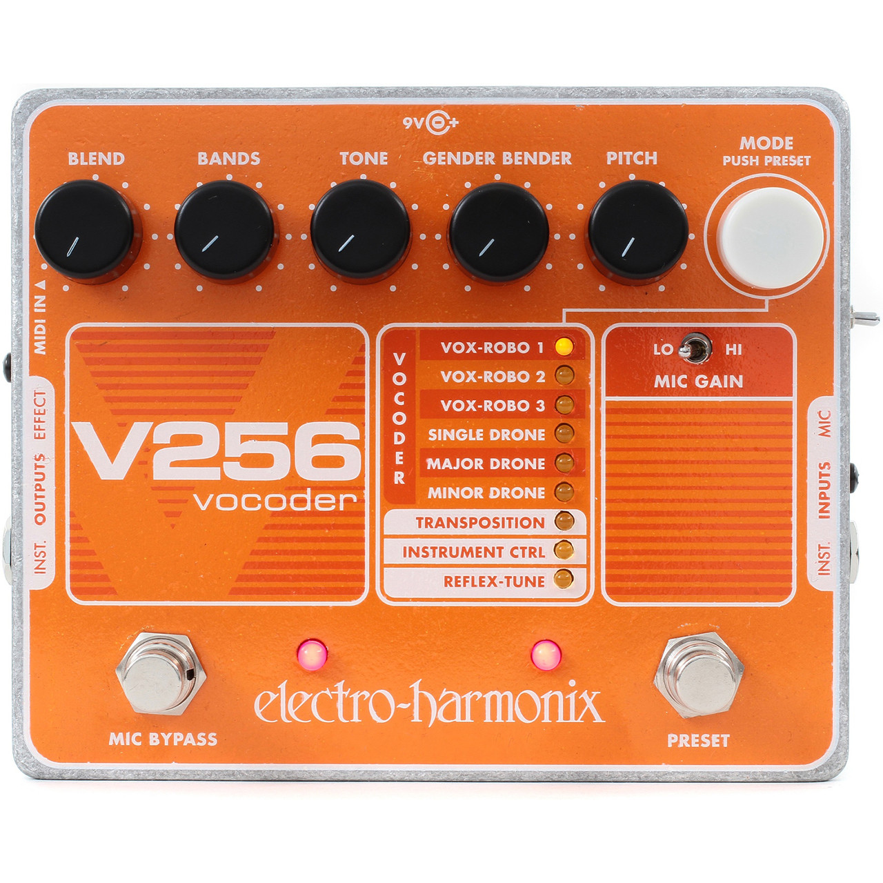 Electro-Harmonix V256 Vocoder with Reflex-Tune Effects Pedal