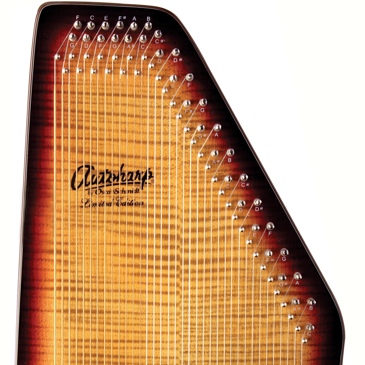 Oscar Schmidt OS150FCE Appalachian 21 Chord Electric Autoharp with