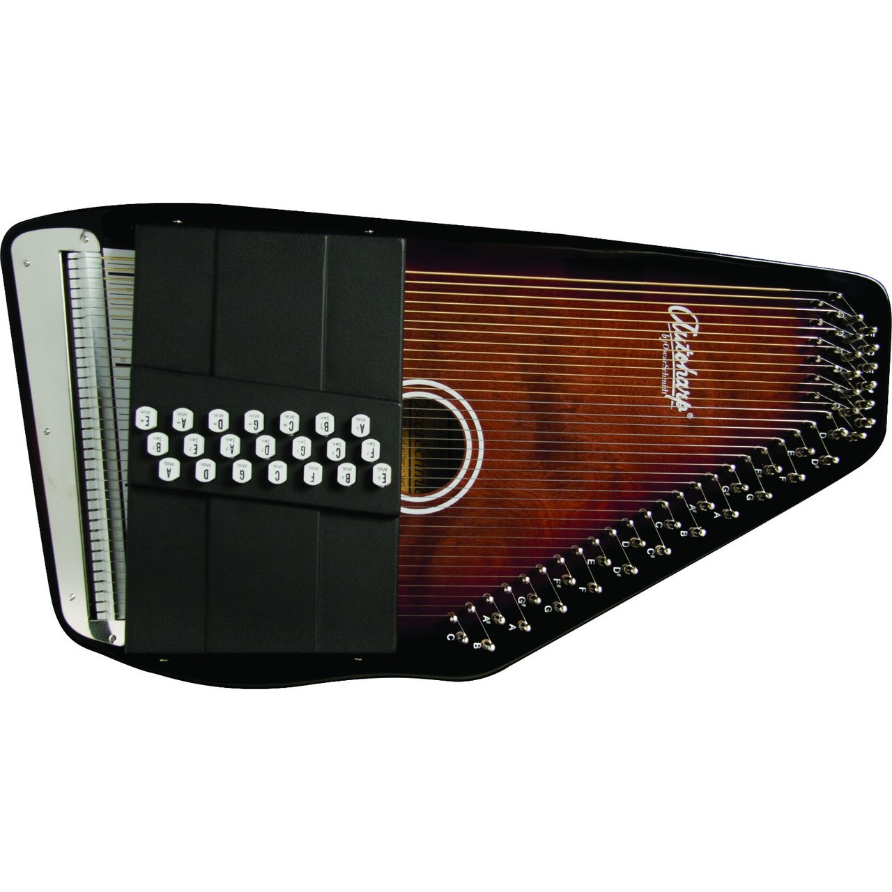 Oscar Schmidt OS21C 21 Chord Classic Autoharp, Tobacco Sunburst