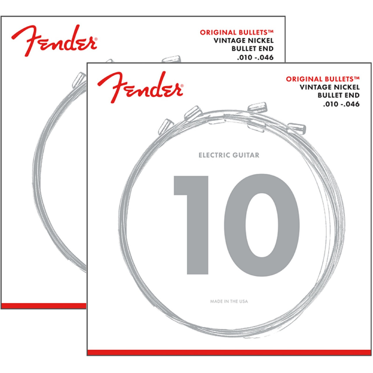 Fender Original Bullets 3150r Pure Nickel Bullet End Electric Guitar Strings Regular 2 Pack Votes, rated based on results identification. zozo music