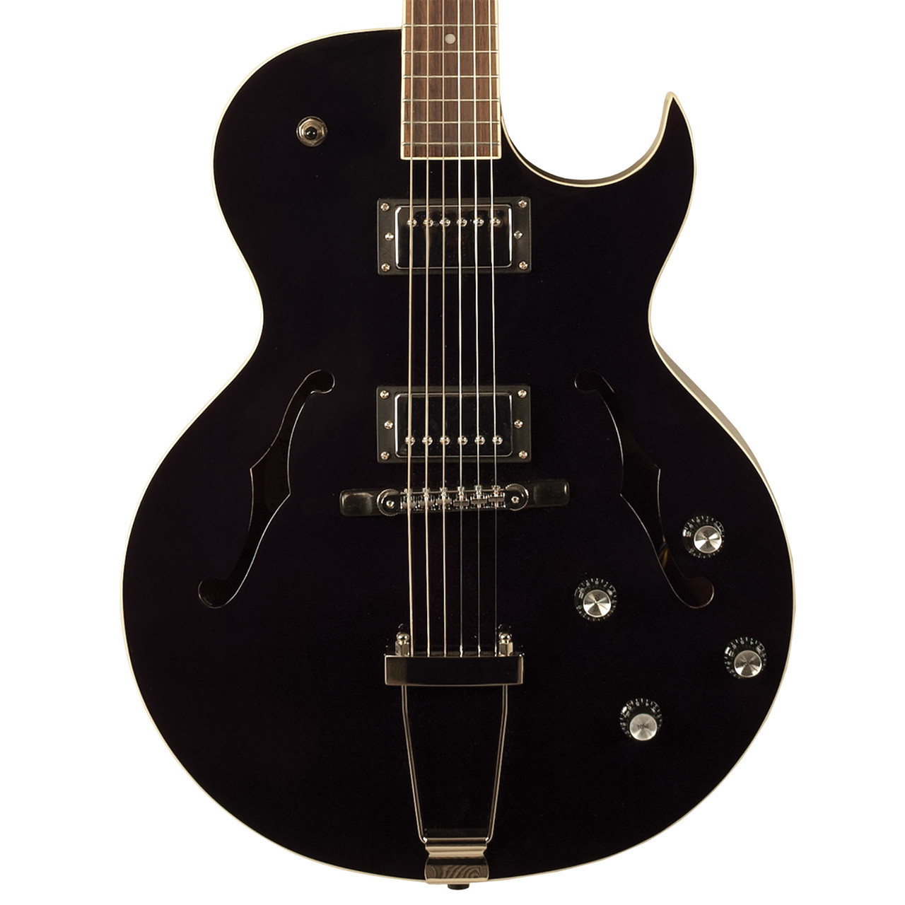 The Loar LH-280-CBK Archtop Cutaway Hollowbody Electric