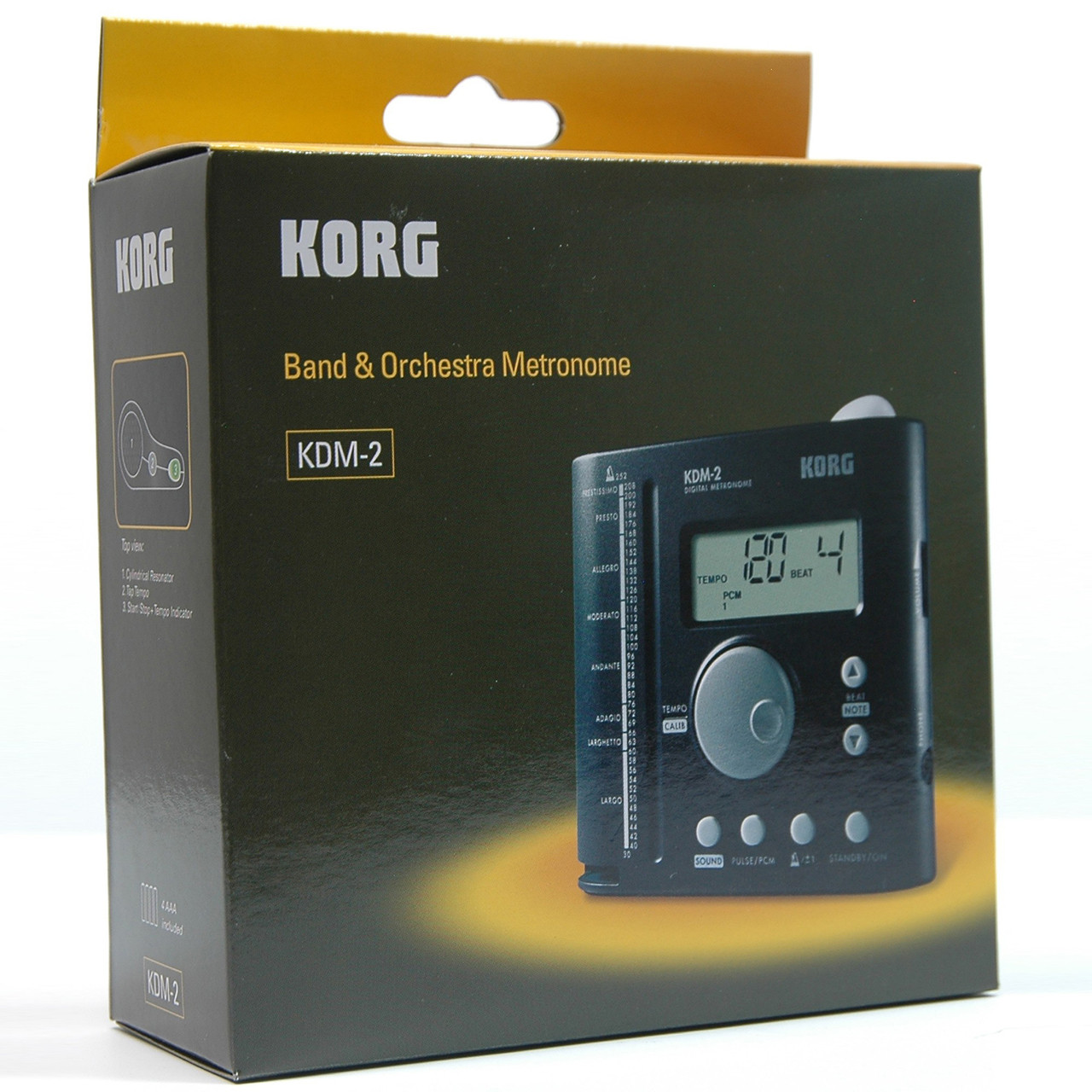 Korg KDM-2 Digital Metronome for Band & Orchestra, w/ Tap Tempo