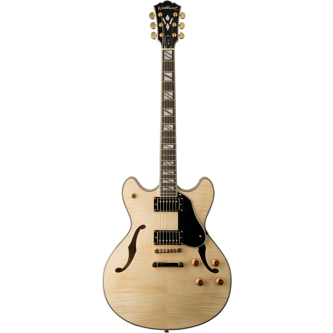 Washburn HB35NK Flamed Maple Top Hollowbody Electric Guitar w