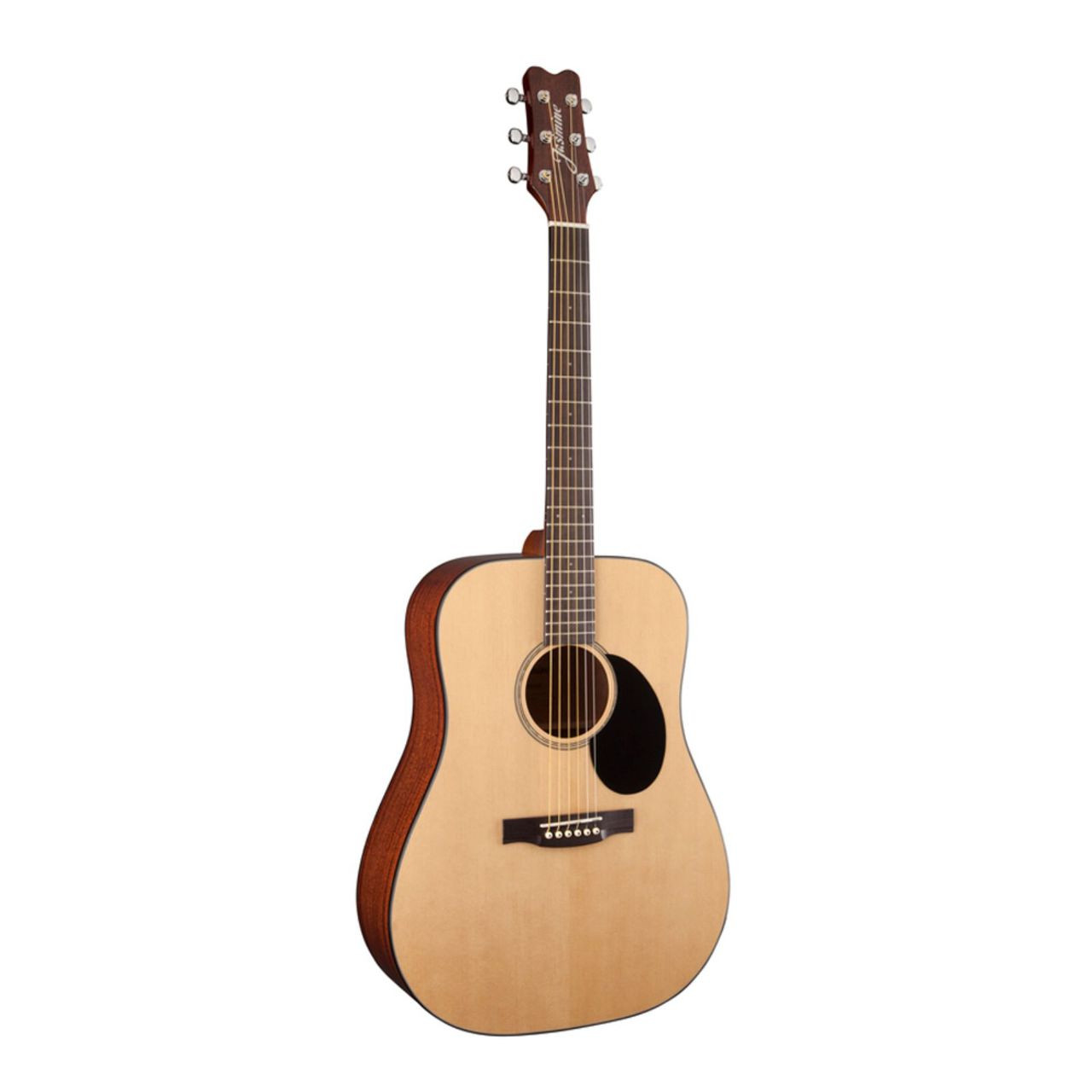 Jasmine JD39-NAT Dreadnought Acoustic Guitar with Deluxe Hardshell