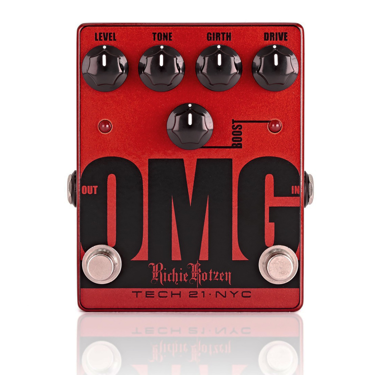TECH 21 OMG ギターエフェクター Tech 21 OMG Richie Kotzen Signature Overdrive Guitar Effects Pedal