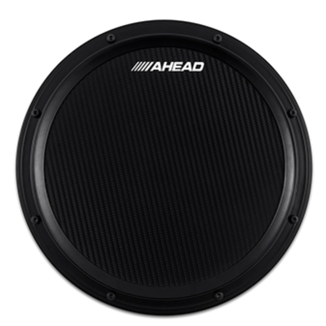 Ahead AHSHPB 14" Black Carbon SHoop Marching Drum Practice Pad with