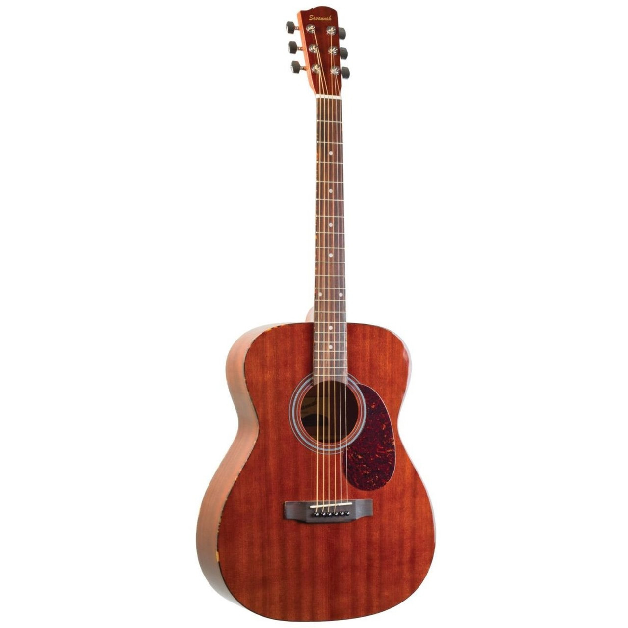Savannah SGO-16 Mahogany Top 000-Body Acoustic Guitar, Natural