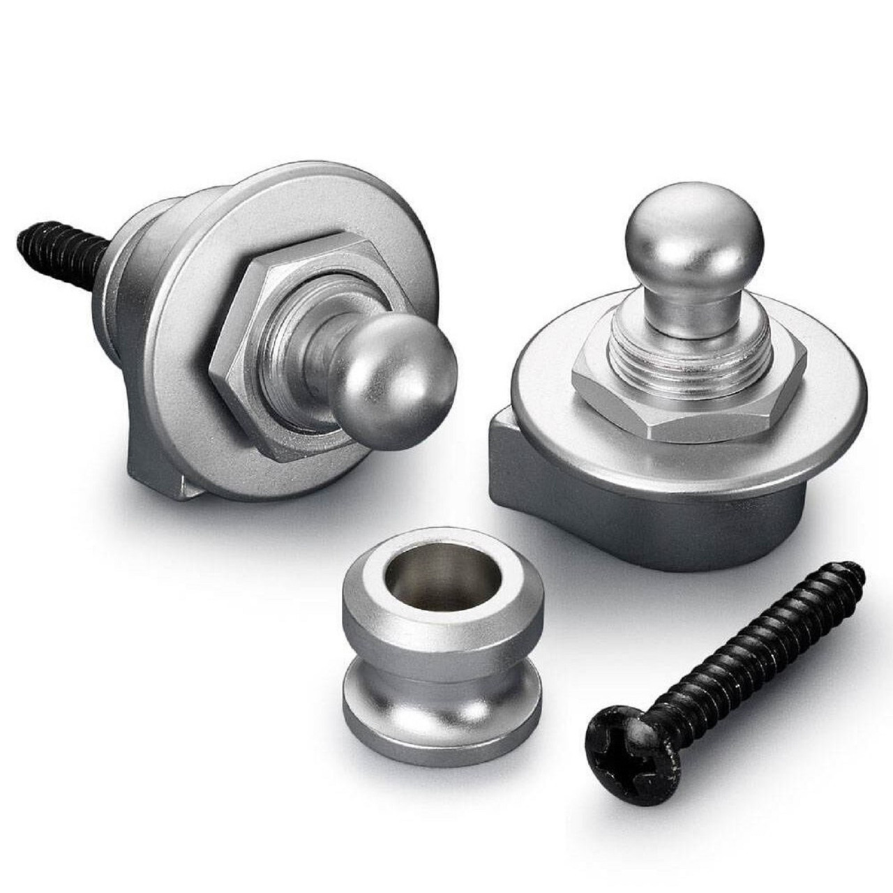 black chrome strap locks