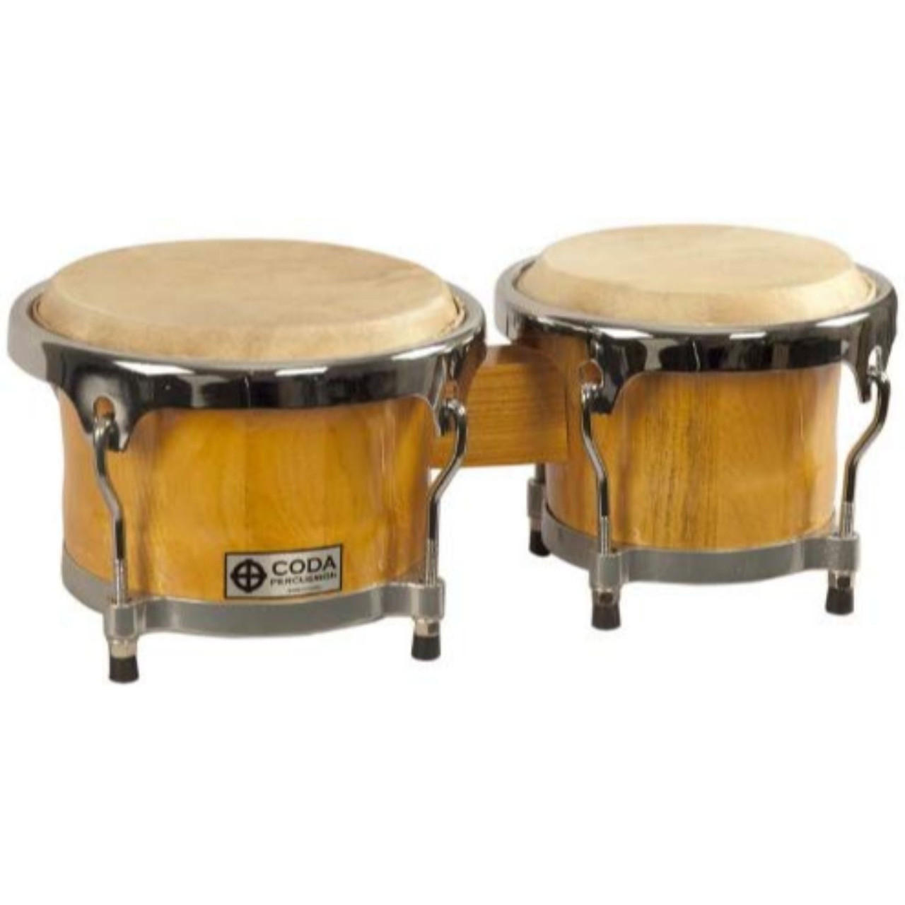 Bongo Rythm Coda DP-220 Contour Rhythm Bongos, Natural