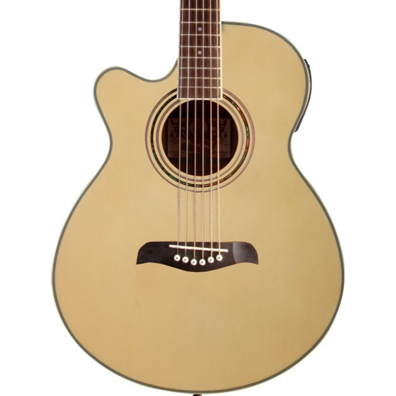 Oscar Schmidt OG10CE Left-Handed Concert Size Acoustic Electric