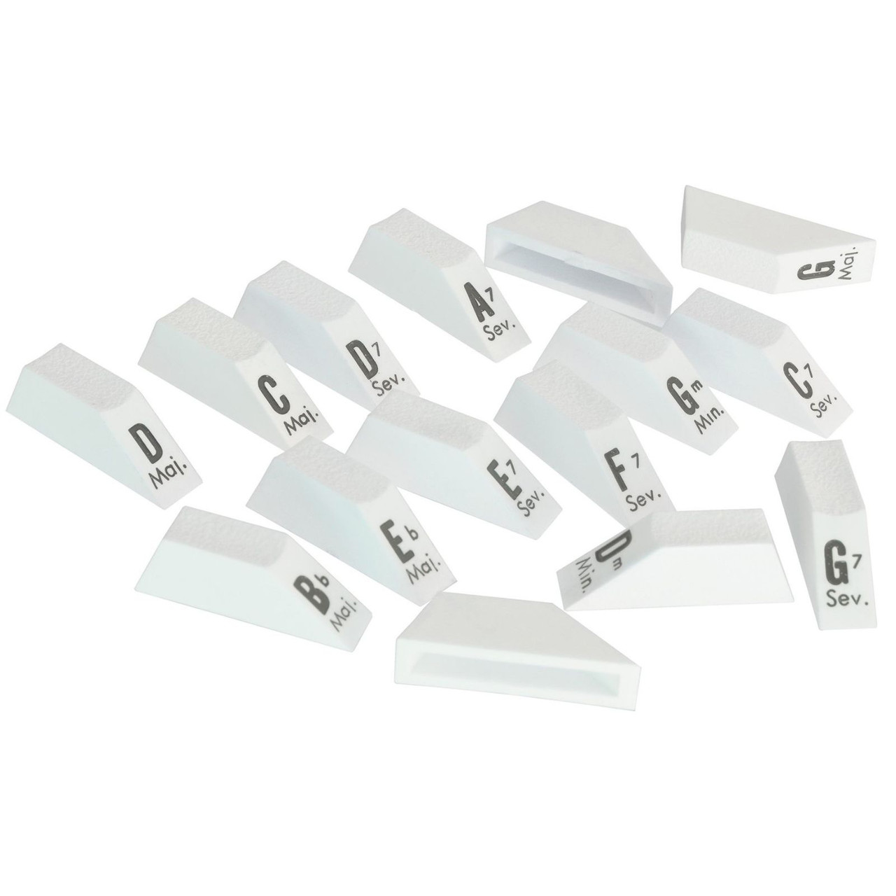 Oscar Schmidt 15RB Autoharp Chord Buttons, Set of 15 (15RB)