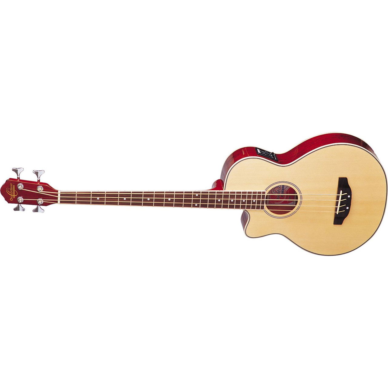 Oscar Schmidt OB100NLH Left-Handed 4-String Acoustic Electric Bass