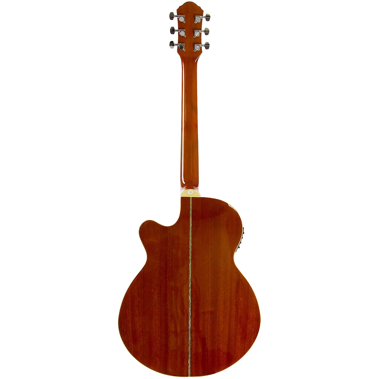Oscar Schmidt OG10CEFYS Concert Acoustic Electric Guitar, Flame