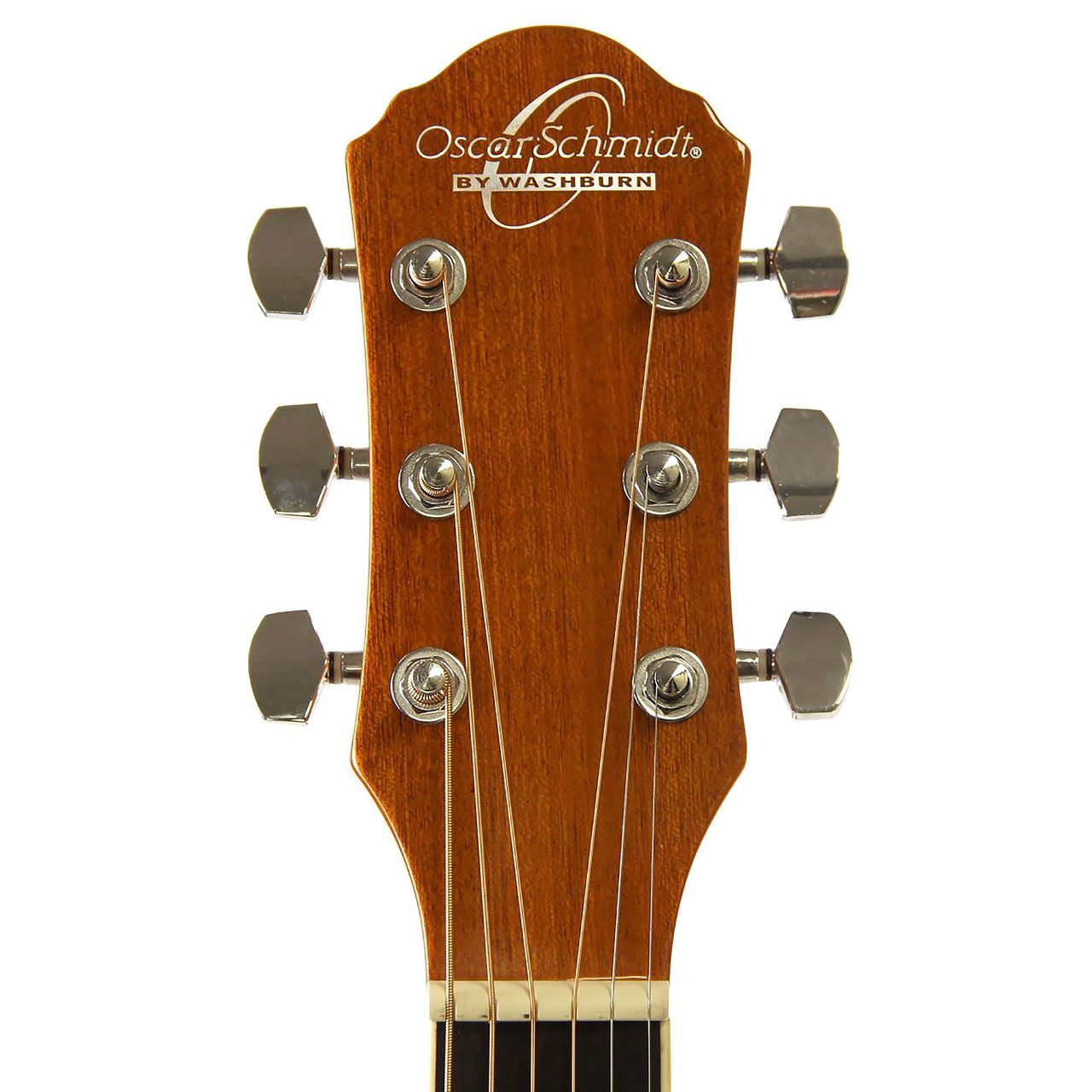 Oscar Schmidt OG10CEFYS Concert Acoustic Electric Guitar, Flame