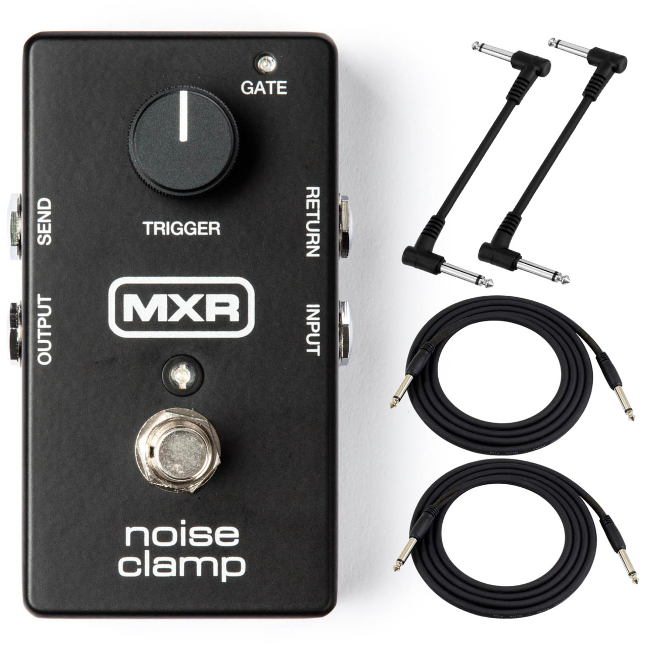 MXR M195 Noise Clamp Guitar Effects Pedal with Cables