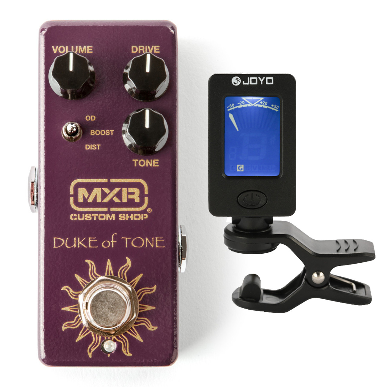 MXR CSP039 Duke of Tone Overdrive Effects Pedal with Tuner