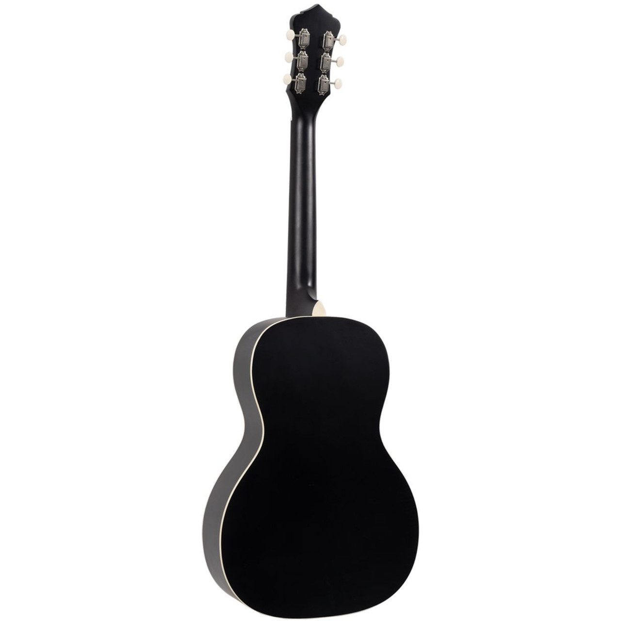 Recording King RPH-R2-MBK Dirty 30's Resonator Guitar, Matte Black