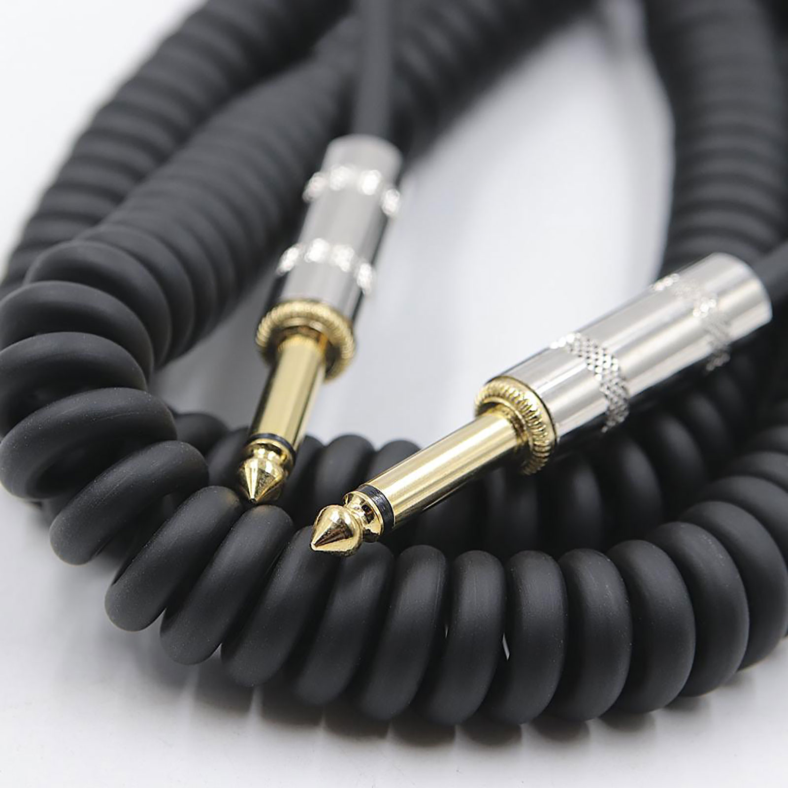 Perfektion PM306 Coiled Guitar Cable 20ft Coiled Guitar Bass