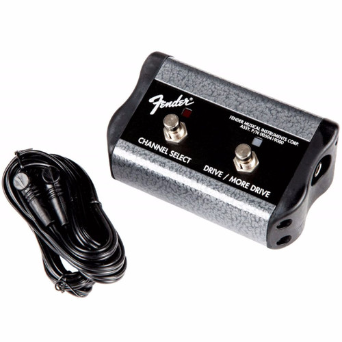 Fender 2-Button 3-Function Footswitch with 1/4" Jack, Channel/Gain/More Gain (099-4062-000)