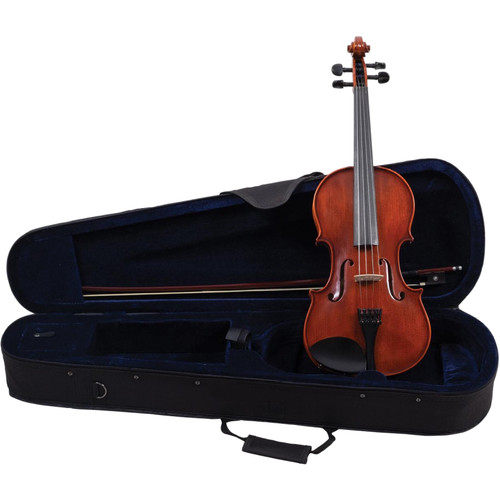 Palatino VN-850 Dolce Solid Hand Carved Violin Outfit with Case and Bow, 4/4 Size