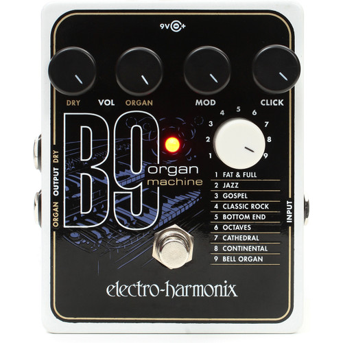 Electro-Harmonix EHX B9 Organ Machine Effects Pedal for Guitar and Keyboard (EHX-B9)