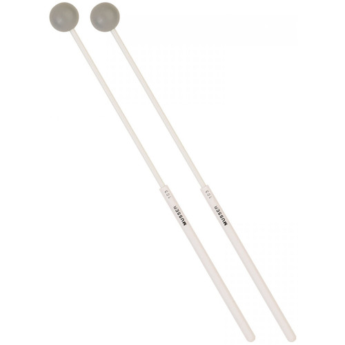 Musser MUS103 Two Step Fiberglass Medium Hard Rubber Mallets