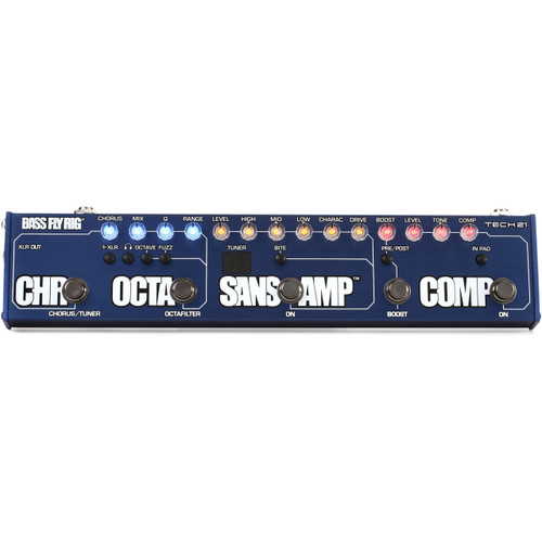 TECH21 ( テック21 ) MMG1 MIDI Mon Tech 21 MIDI Mongoose 5-button MIDI Foot Controller | Sweetwater