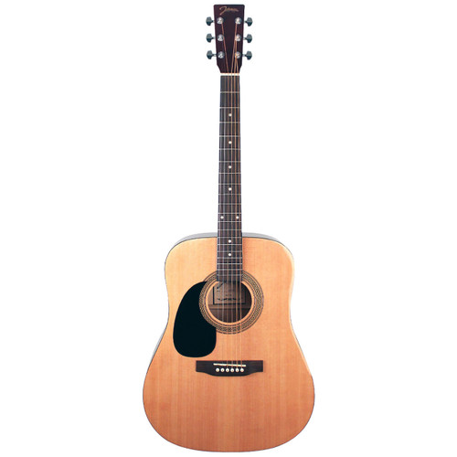 Johnson JG-624-N Player Series Left-Handed Acoustic Guitar, Natural