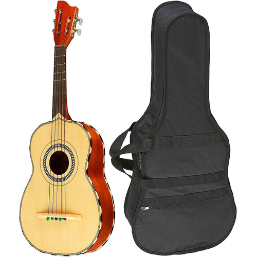 Lucida LG-VH1 Mariachi Series Vihuela with Gig Bag, Natural (LG-VH1)