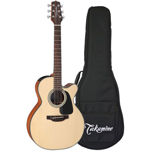 Takamine GX18CE-NS Taka-Mini 3/4 Size Acoustic Electric Guitar w/ Gig Bag