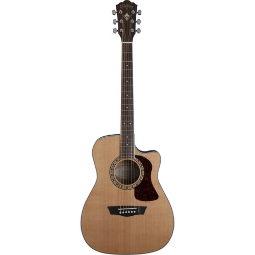 Washburn DFEFE Deep Forest Ebony FE Folk Body Acoustic Electric