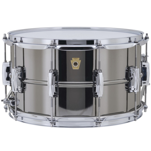 Ludwig LB416K Black Beauty Hammered Brass Shell Snare Drum, 5 x 14