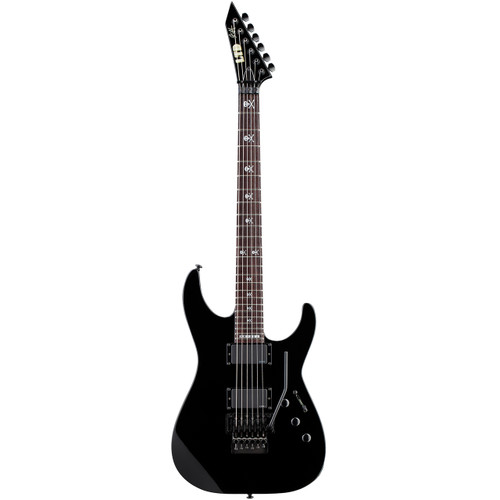 ESP LTD KH-602 Kirk Hammet Signature Series Electric Guitar with Hardshell Case, Black