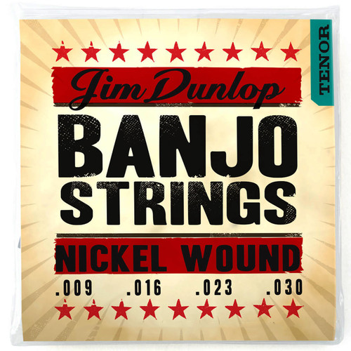 Dunlop DJN0930 Americana Series Tenor Banjo Strings - Loop End, 4-String Set