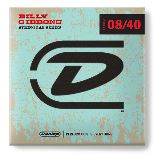 Dunlop RWN0840 Billy Gibbon's Signature Electric Guitar Strings, Light