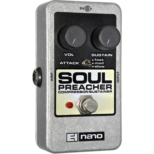 Electro-Harmonix EHX Soul Preacher Compressor/Sustainer Effects Pedal (EHX-SOULPREACHER)