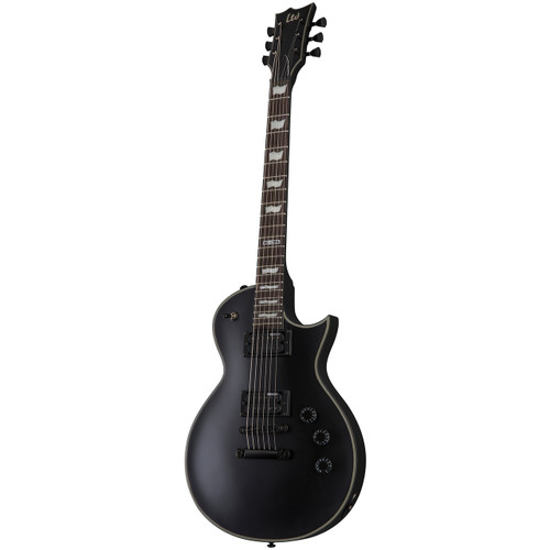 ESP LTD EC-256 Solid-Body Single Cutaway Electric Guitar, Black Satin