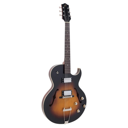 The Loar LH-280-CBK Archtop Cutaway Hollowbody Electric