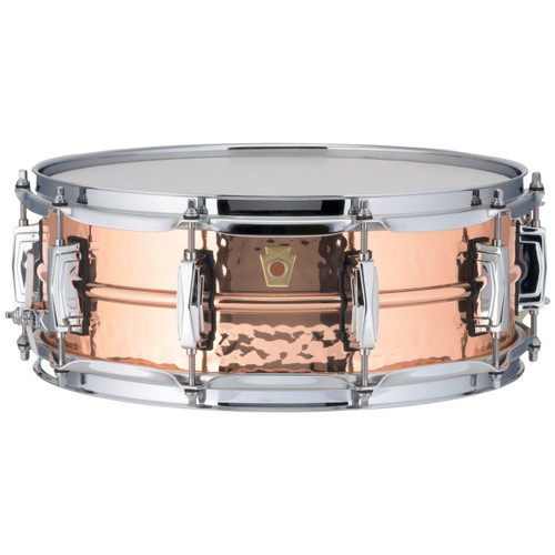 Ludwig LC660K Copper Phonic 5"x 14" Hammered Shell Snare Drum with Imperial Lugs

