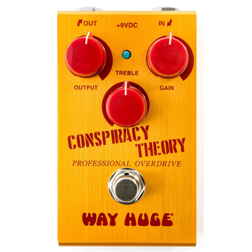 Dunlop Way Huge Smalls Conspiracy Theory Professional Overdrive Effects Pedal, WM20

