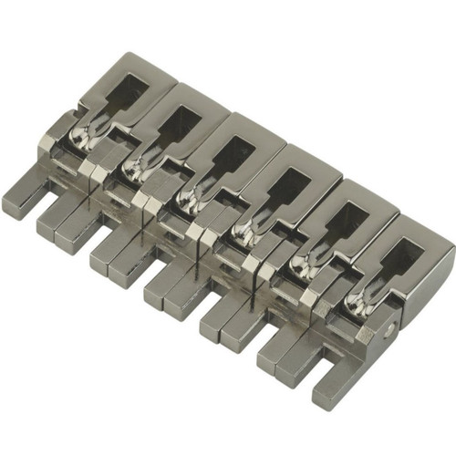 Floyd Rose FRS2BSSBN Special Series Bridge Saddles, Set of 6, Black Nickel (FRS2BSSBNP)