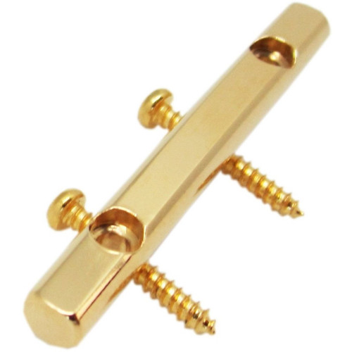 Floyd Rose FRSRGP Original String Retainer with Screws, Gold (FRSRGP)