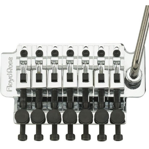 Floyd Rose FRTS100 Original Series 7-String Tremolo Bridge System, Chrome (FRTS100)