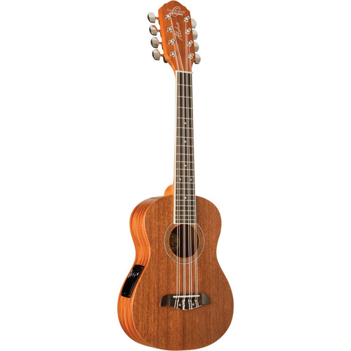 Oscar Schmidt OU28TE 8-String Acoustic Electric Tenor Ukulele, Natural Satin (OU28TE)