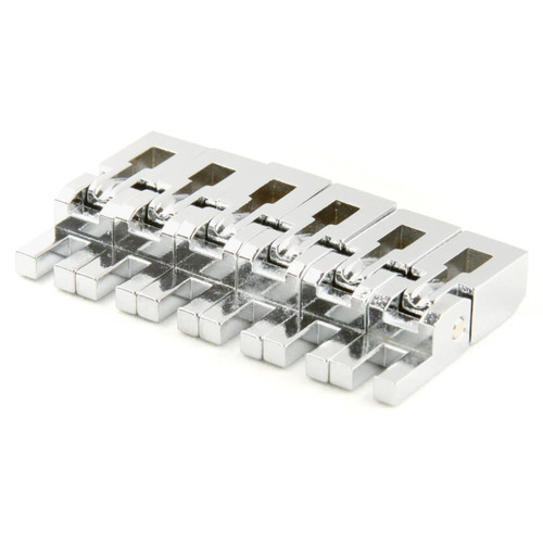 Floyd Rose FR1BSSC 1000 Series Bridge Saddles, Set of 6, Chrome (FR1BSSC)