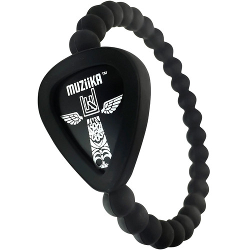 Buy Elevation Wear Adjustable Guitar Pick Holder with Guitar Pick Black  Leather Bracelet Online at desertcartKUWAIT