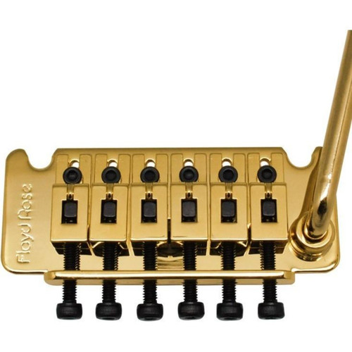 Floyd Rose FRTNFTGR3 Non-Fine Tuner Tremolo System with R3 Nut, Gold (FRTNFTGR3)