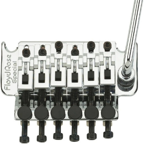 Floyd Rose FRTS1000L Special Series Left-Handed Tremolo System, Chrome (Model pictured is right-handed)
