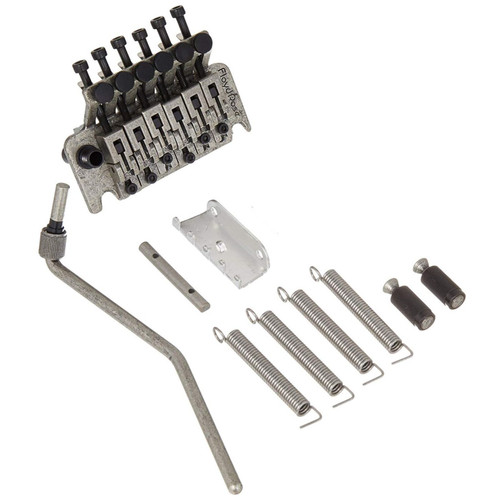 Floyd Rose FRTS6000L Special Series Left-Handed Tremolo System, Antique Silver (Model pictured is right-handed)