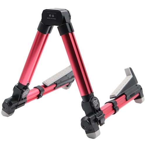 Fat Boy FBG-108RD Collapsible A-Frame Instrument and Guitar Stand, Red (FBG-108RD)